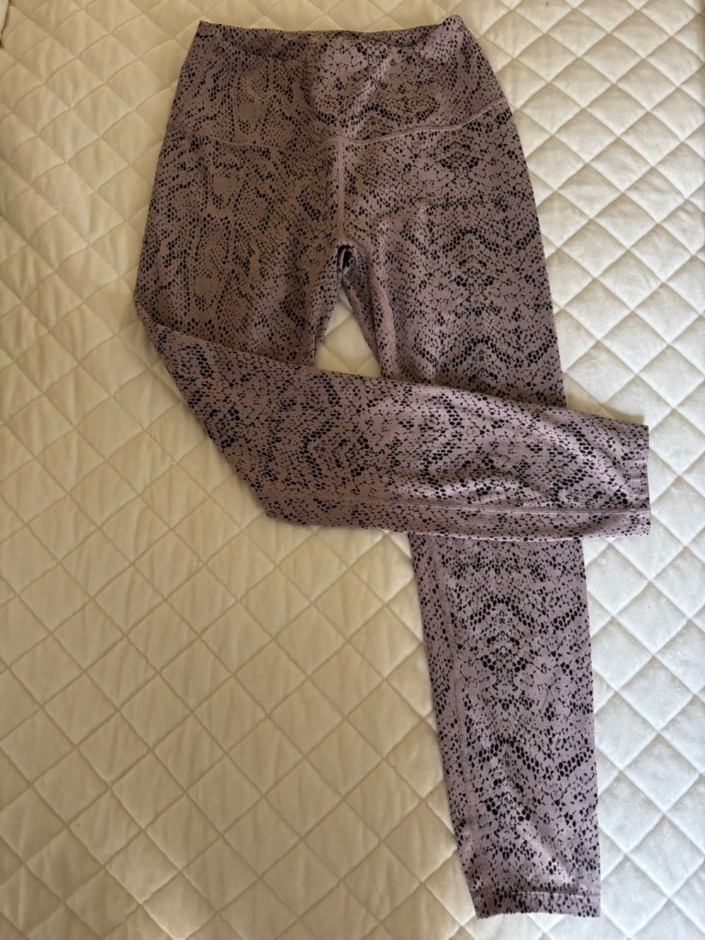 Varley Snake-Print Active Leggings